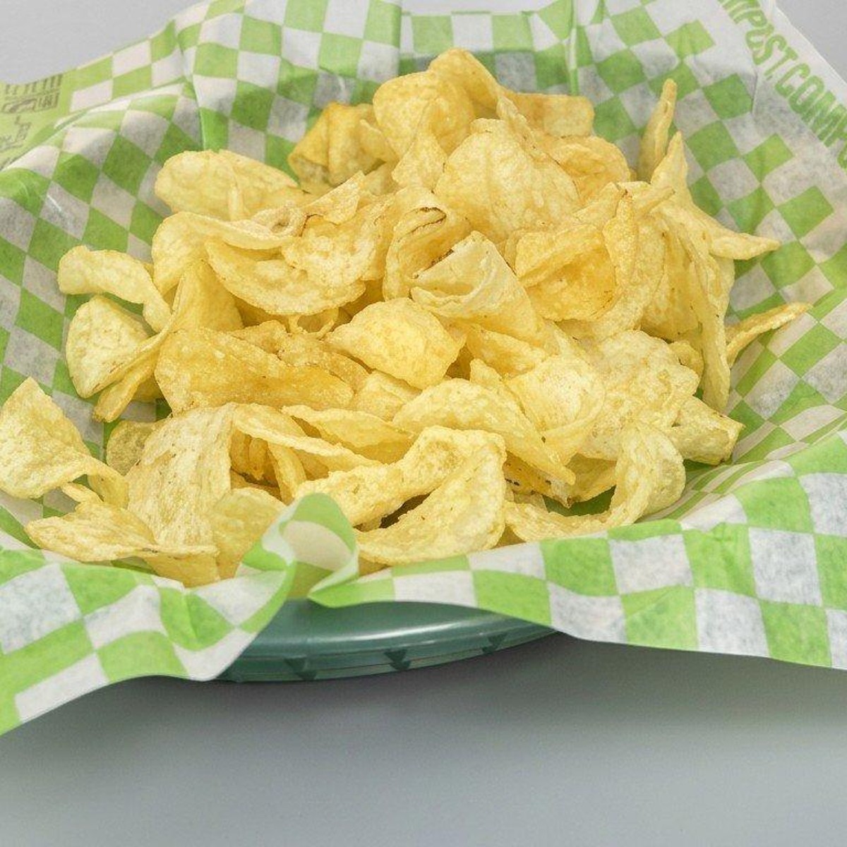 Basket of kettle chips